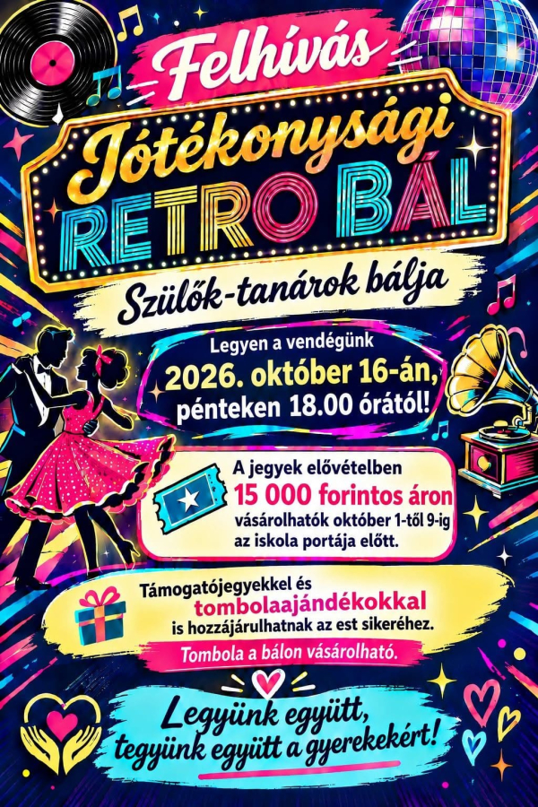 Jótékonysági Retro Bál 💃🕺