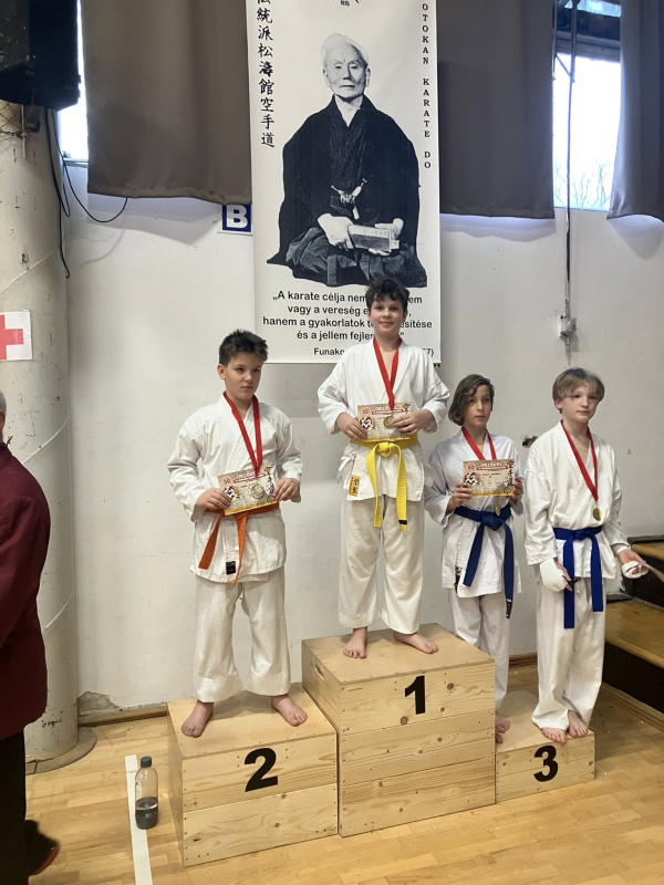 Hütter Csaba 6.a osztályos tanuló versenyeredménye: