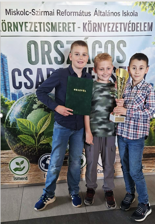 Siker az Országos Környezetismeret-környezetvédelem versenyen