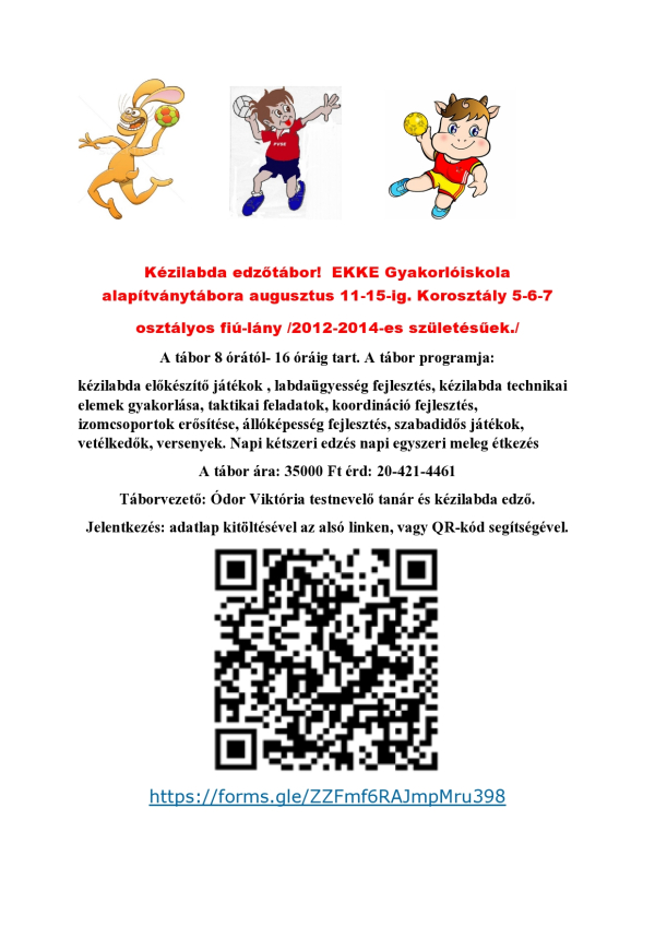 Kézilabda edzőtábor!