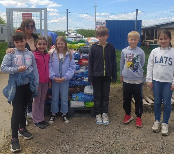 Diákjaink újra példát mutattak – 741 kg táp a menhelyi állatoknak