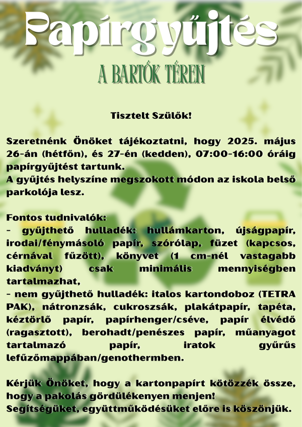 Papírgyűjtés